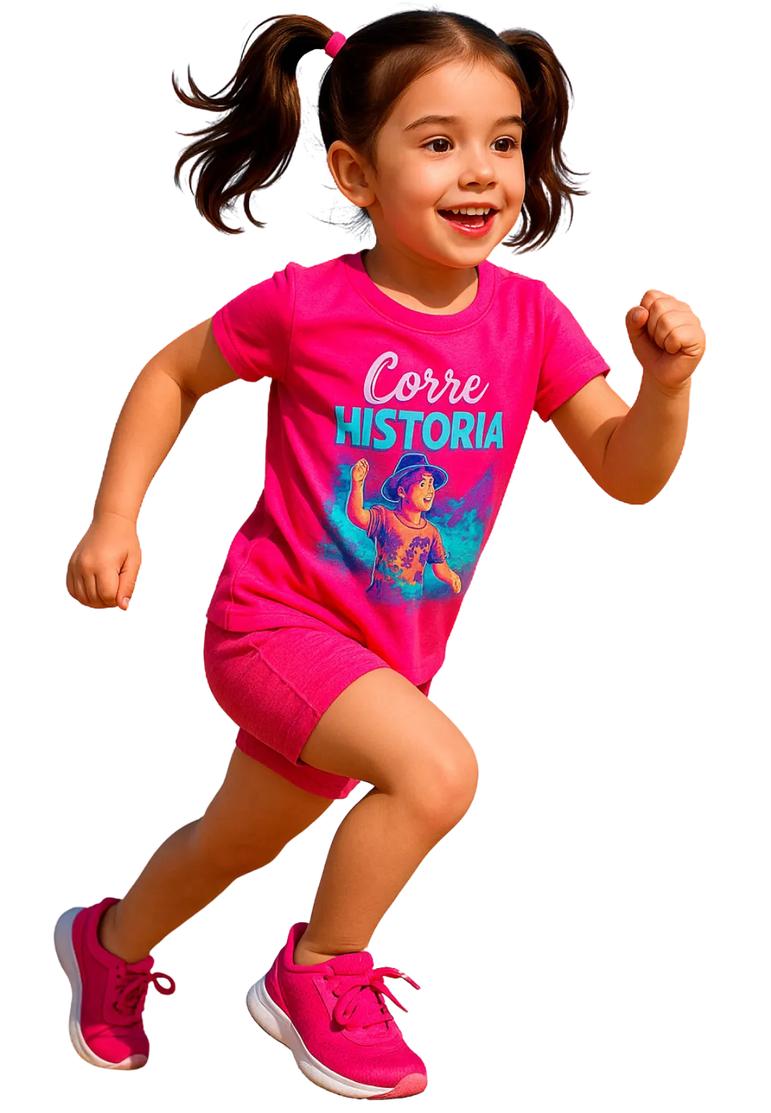 Niña corriendo