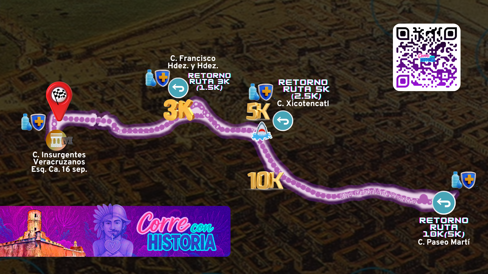 Ruta ampliada